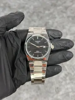 TISSOT 2 PLATA NEGRO